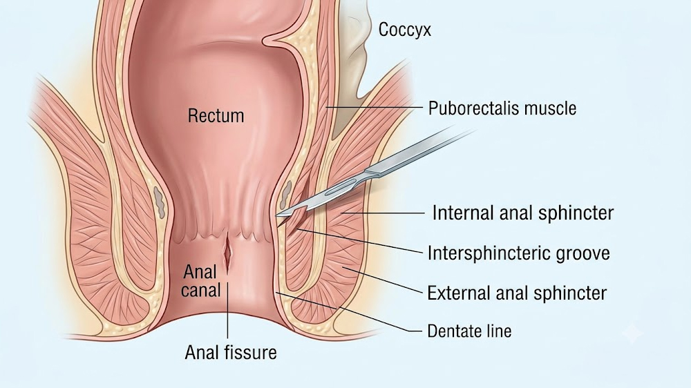 Lateral Internal Sphincterotomy (LIS)